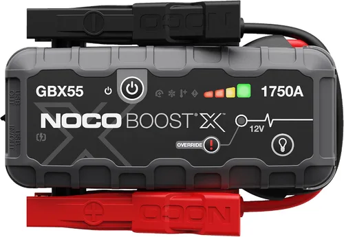 NOCO Boost X GBX55: Arrancador UltraSafe de 1750A – Paquete de refuerzo de batería de litio de 12V, caja de arranque portátil, banco de energía y