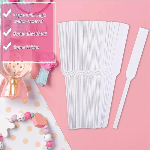 Miniatura 3 de Disposable Perfume Test Strips 400pcs White Perfume Test Paper Disposable Aromatherapy Fragrance Essential Oil Testing Strip