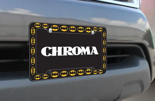 Miniatura 4 de Chroma 42519 armazón de plástico para placa con logo de Batman