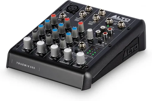 Miniatura 4 de ALTO TrueMix 500 Mezclador de Audio con Entrada XLR para Micrófono e Interfaz de Audio USB para Podcasting, Actuación en Vivo, Transmisión