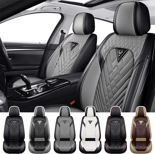 Miniatura 22 de Fundas de Asiento de Coche para Nissan Murano 2003-2026, Funda de Asiento Completa de Piel Nappa Impermeable, Protector de Asiento Automotriz