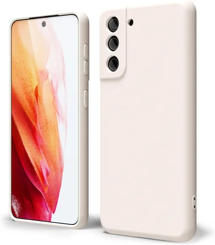 Miniatura 345 de oakxco Funda para teléfono Samsung Galaxy S21 Ultra con agarre de silicona líquida, bonita funda delgada y delgada de goma suave de TPU lisa