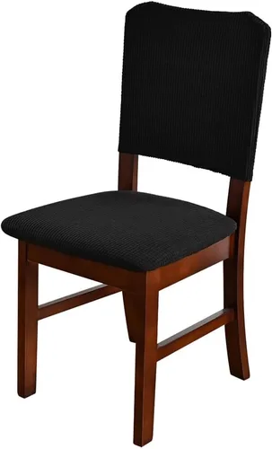 ARTIBETTER Funda para silla de poliéster de 13.77 x 13.77 x 13.77 pulgadas, protector de asiento y respaldo para comedor y sillas ejecutivas,