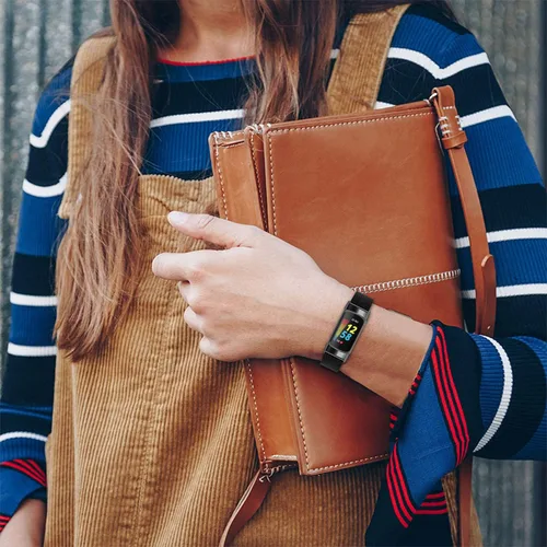 Miniatura 7 de Bandas de malla metálica para Fitbit Charge 5/Charge 6 Band para mujeres y hombres, correas ajustables de acero inoxidable de repuesto para Charge