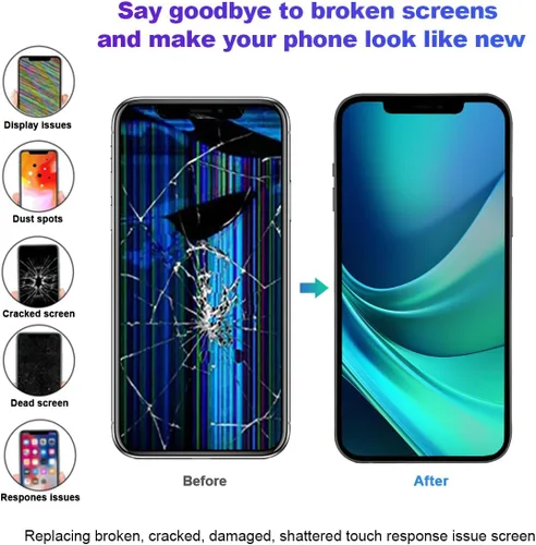 Miniatura 5 de EFAITHFIX para iPhone 12 PRO MAX Reemplazo de pantalla LCD de 6.7 pulgadas, montaje de pantalla LCD, pantalla táctil 3D, digitalizador