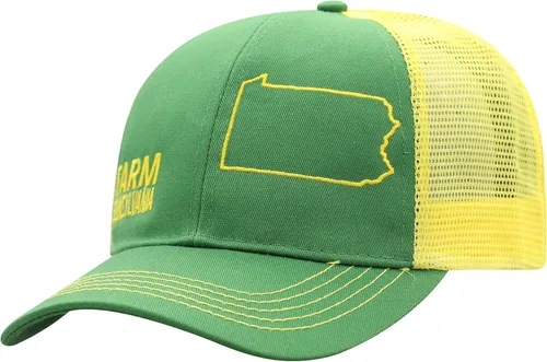 Miniatura 59 de John Deere Gorra de béisbol con logotipo y malla trasera con contraste, para hombre