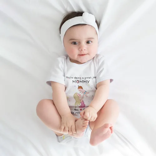 Miniatura 10 de Gossby Mameluco personalizado para bebé – Body personalizado para bebé niño, niña con diseño, nombre – Regalo para recién nacido, nueva mamá – 0-24