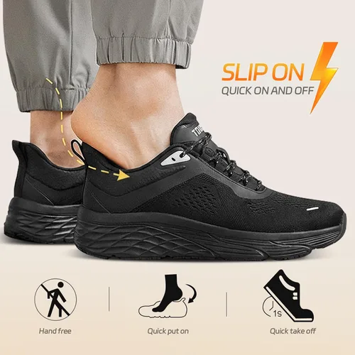 Miniatura 7 de Zapatos de trabajo antideslizantes para hombres, zapatos de chef resistentes al agua para restaurante y servicio de alimentos, zapatos de trabajo
