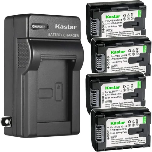 Miniatura 7 de Kastar AC - Cargador de batería de repuesto para JVC BN-VG107 BN-VG107AC BN-VG107E BN-VG107EU BN-VG107U BN-VG107US BN-VG107USM BN-VG108 BN-VG108AC