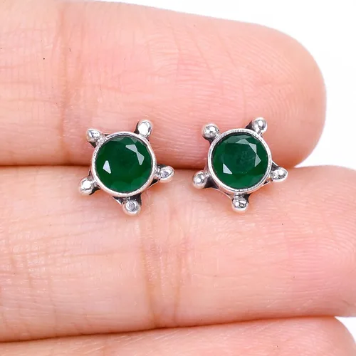 Miniatura 49 de Round Gemstone Stud Design 2