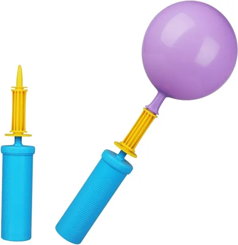 Miniatura 8 de Miliocry 2 Pack Balloon Pump Handheld Two-Way Dual Action, Hand Blower Air Pumper for Balloons, Ballon Inflator Pumping, Manual Baloon Inflators