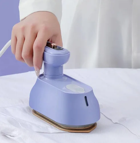 Miniatura 8 de Máquina de planchado de ropa de mano Vapor caliente Hogar húmedo y seco Doble pequeña máquina eléctrica de viaje Plegada Profesional Mini Vapor