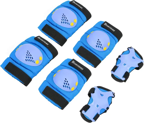 Miniatura 7 de BOSONER Rodilleras/Coderas/Muñequeras para Niños/Jóvenes de 3-15 Años, Conjunto de Equipo Protector Infantil para Patines, Ciclismo, Bicicleta BMX