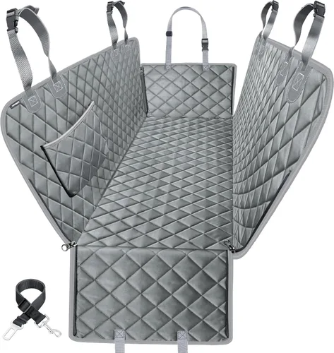 Miniatura 24 de URPOWER Funda de asiento para perro, hamaca 100% impermeable, 600D, resistente, a prueba de arañazos, antideslizante, duradera, suave