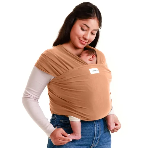 Sleepy Wrap Pañuelo elástico ergonómico para bebé portabebés para recién nacidos a niños pequeños - Pañuelo para bebé ligero manos libres 7-35