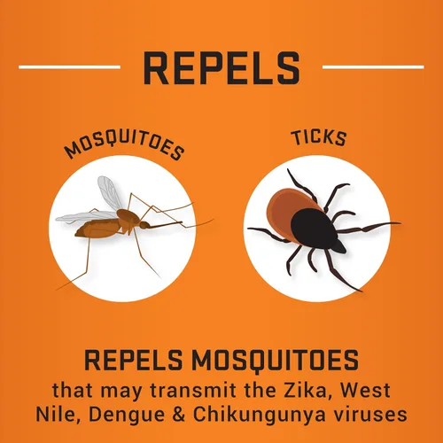 Miniatura 4 de Repel Repelente de insectos Sportsmen Max Formula Spray Pump 40% DEET, 6 onzas, paquete de 12, amarillo, 72.0 onzas líquidas