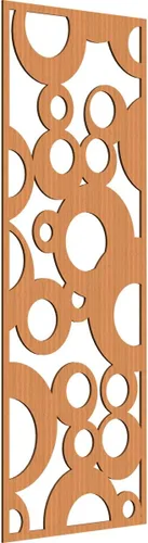 Miniatura 116 de Farwell Paneles de pared decorativos de madera con calado, 13 3/8 pulgadas de ancho x 34 3/8 pulgadas de alto x 1/4 de alto, roble rojo rojo