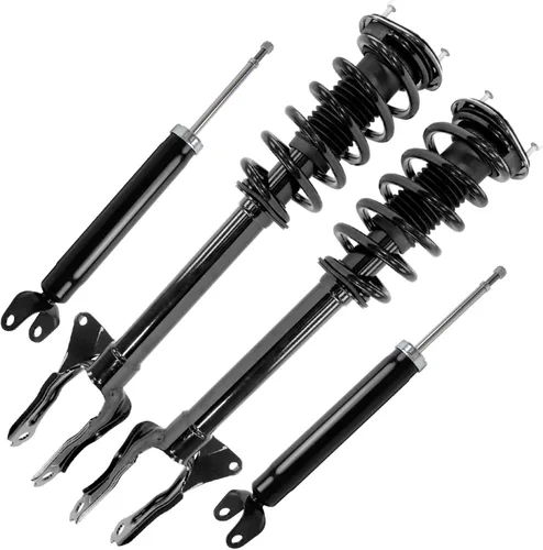 Miniatura 77 de Detroit Axle - Puntales y Amortiguadores para Chevy Traverse Buick Enclave GMC Acadia Saturn Outlook 2007-2012, 2 puntales delanteros con resorte