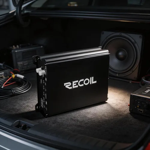 Miniatura 5 de RECOIL DI600.1 amplificador de audio para auto mono-block de clase D, potencia máxima de 1200 vatios, 2/4 ohmios estables, fuente de alimentación