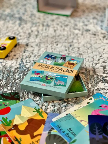 Miniatura 8 de Tarjetas de acción de animales de mango creativo (tarjetas de acción animal 1)