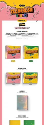 Miniatura 2 de STAYC TEENFRESH 3rd Mini Album CD+POB+Folding poster on pack+Photobook+Comic lyrics book+4cut photo+Photocard+Tattoo sticker+Message card+official