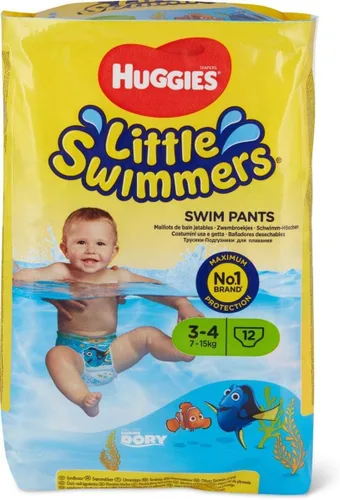 Miniatura 2 de Huggies Little Swimmers - Pantalones de natación desechables, S (15-34 libras), 12