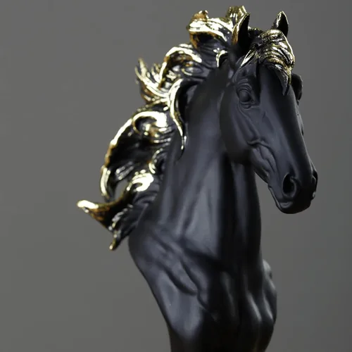 通用 Paquete de 3 adornos de estatua de ajedrez King Queen Knight Escultura de resina para decoración artesanal para el hogar, oficina, escritorio,