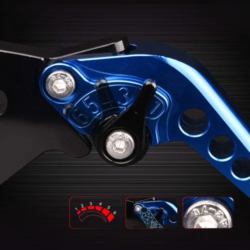 Miniatura 3 de Mandos de Freno y Embrague Ajustables Compatibles con Yamaha YFM 660 Raptor 2001-2006, YFM 700 Raptor 2000-2006, YFZ 450 S/T/V 2003-2006, YFM 350