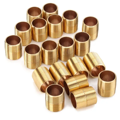 Miniatura 12 de LTWFITTING Tubería de latón para cerrar pezones de 1 pulgada macho NPT (paquete de 5)