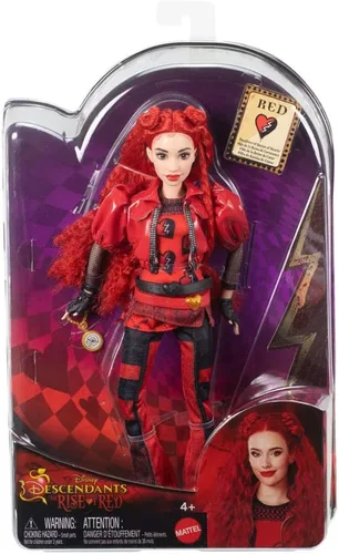 Miniatura 9 de Mattel Disney Descendants: La Rebelión de Red Muñeca de Moda y Accesorio – Rojo, Hija de la Reina de Corazones con Ropa Inspirada en la Película