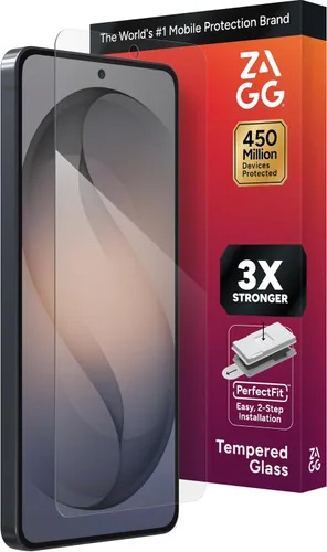 Miniatura 11 de ZAGG Glass+ - Protector de pantalla para Samsung Galaxy Z Flip7 (solo pantalla frontal), 3 veces más fuerte, resistente a los arañazos, resistente a
