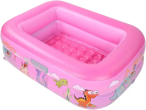 Miniatura 5 de Piscina familiar inflable con bomba de 47.2 x 35.4 x 14.2 in, piscinas para niños y adultos o toda la familia, más que otras piscinas inflables