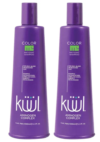 Miniatura 7 de Kuul Matizant Shampoo 33.8 FL OZ cada uno (2 PACK) 2 (dos Matizador para cabello rubio)