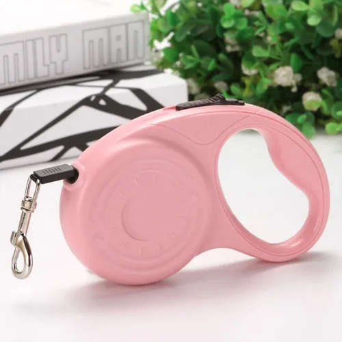Miniatura 3 de Retractable Pet Leash Automatic Nylon Dog Lead 5m Extendable Traction Rope for Cat