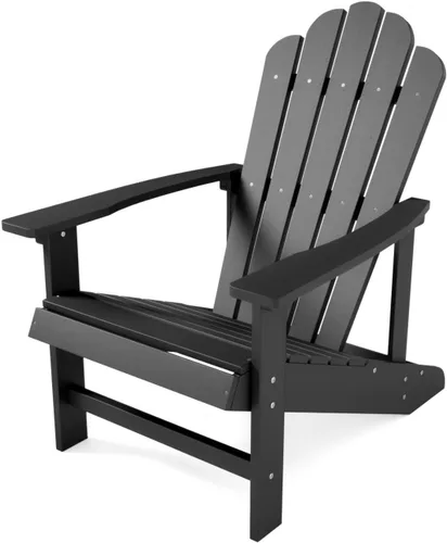 Adirondack - Sillas resistentes a la intemperie, silla de hoguera para patio, sillas de exterior resistentes, sillas de césped, fácil montaje, 350