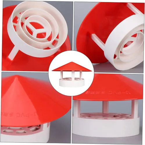 Miniatura 5 de GANAZONO 1 cubierta de lluvia multifunción para chimeneas, ventilación resistente a la intemperie, fácil instalación, ligera, resistente al
