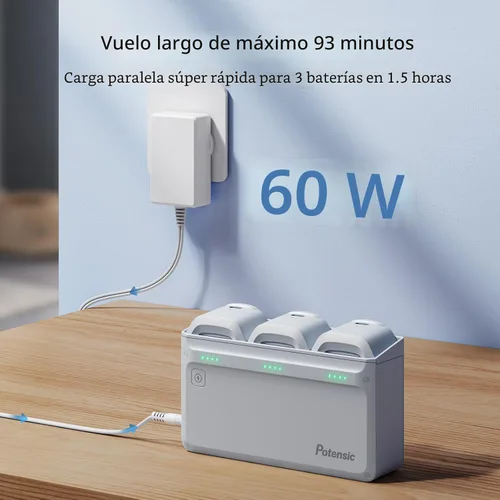 Miniatura 3 de Potensic ATOM SE - Dron GPS con cámara 4K EIS, menos de 249g, 93 minutos de vuelo, transmisión FPV de 4KM, motor sin escobillas, velocidad máxima