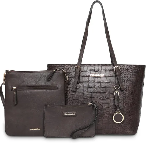 Juego de bolsos para mujer, bolso de mano para mujer, bolso de hombro grande y mediano, bolso de hombro, bolso de 2 piezas