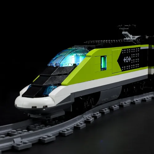 Miniatura 3 de BRIKSMAX Kit de iluminación LED para tren de pasajeros LEGO-60337 Express - Compatible con el modelo de bloques de construcción de Lego City,