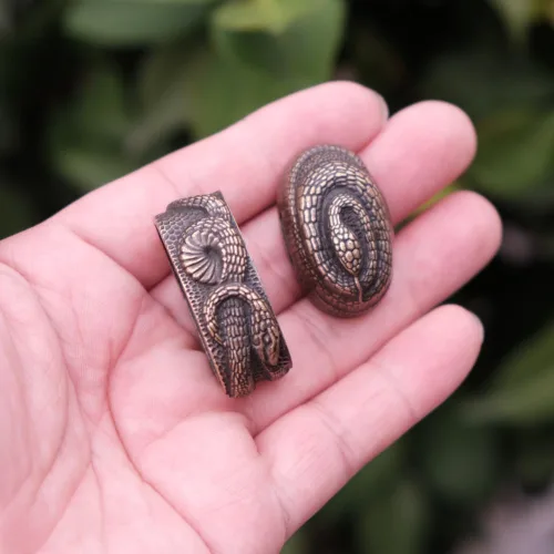 Miniatura 6 de Espada samurái japonesa KOSHIRAE – TSUBA FUCHI KASHIRA MENUKI 68-100