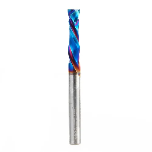 Miniatura 53 de Amana Tool Spektra Extreme Tool Life - Broca de router espiral de compresión CNC de carburo sólido, 46010-K, 3/8 D x 1-1/8 CH x 3/8 vástago x 3