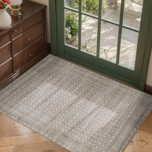 Miniatura 3 de Rugxara Alfombra de entrada de 2 x 3, tapete para puerta de entrada interior, lavable, antideslizante, tapete pequeño para cocina y baño, ultra fino