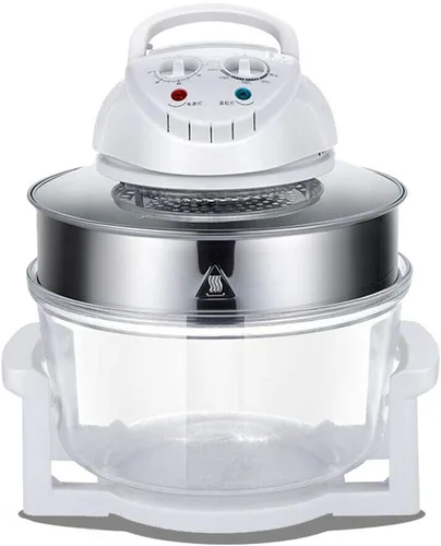 Miniatura 6 de Horno freidora de aire de asador de convección de 12L Receta de cocina eléctrica Turbo Calefacción de 360°, convección infrarroja, encimera de horno