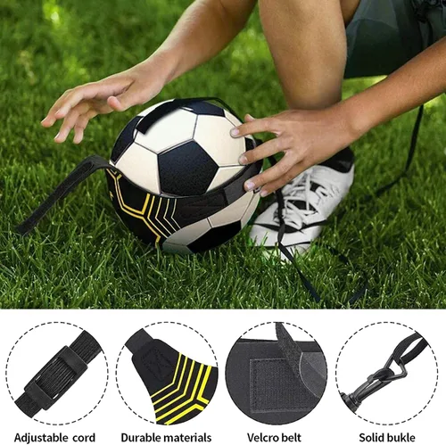 Miniatura 3 de Taeku Entrenador de fútbol ajustable, equipo de entrenamiento de patada de fútbol, habilidades de control, cinturón de práctica de cintura