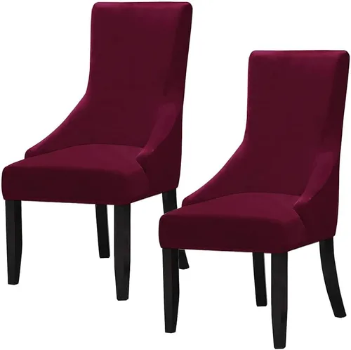 Miniatura 11 de Juego de 1 fundas elásticas para silla con respaldo de ala, protector reutilizable para silla de brazo, protector lavable para silla de comedor