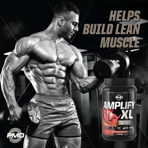 Miniatura 3 de PMD Sports Amplify XL Premium Suplemento de proteína de suero Hydro Greens Blend - Matriz de proteína de glutamina y suero con superalimento
