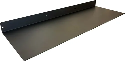 Miniatura 8 de Estante Flotante Lineal Hecho en EE.UU. - Acero Forjado Fabricado en EE.UU. - Estante Industrial de Metal de Servicio Pesado Montado en Pared