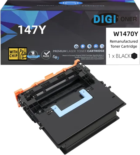 Cartucho de tóner de alta capacidad remanufacturado 147Y W1470Y de repuesto para impresora HP M610 M611x M611 M612dn MFP 635h 635fht Flow MFP M636z