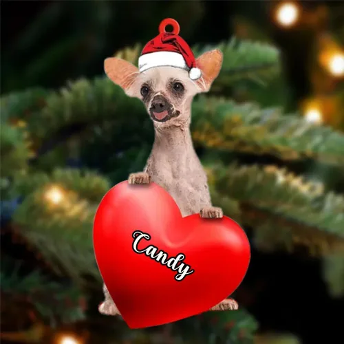 Miniatura 4 de Adornos de Navidad personalizados para perros, nombre personalizado, adorno de Malamute de Alaska, adornos acrílicos, regalos de Navidad, amantes