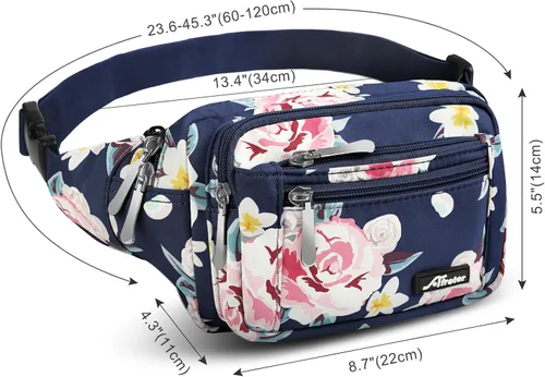 Miniatura 5 de Riñonera para hombres y mujeres, con correa ajustable para entrenamiento al aire libre, viajes, casual, correr, senderismo, ciclismo, Moda Nuevas